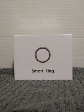 Smart Health Ring for Women Men, Vibration Alert, Touch Control, Fitness Tracker